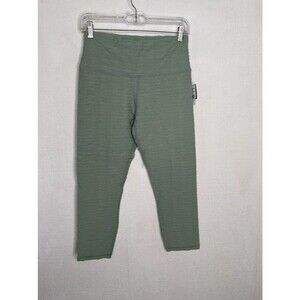 NWT Lola Getts Matte/Sagebrush Green Hi-Rise Skinny Capri Leggings Women Size M